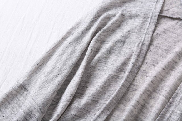 ★サンプルセール一点のみ★✴︎UV対策✳︎冷房対策大人の私の欲しいを叶えてくれるサッと羽織れるリネン100％カーデ073 3枚目の画像