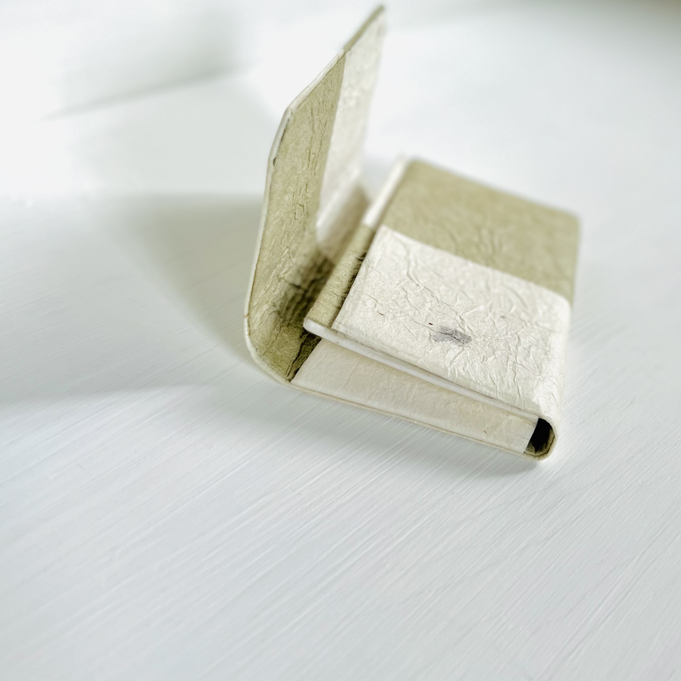 クロガネモチ染め和紙のカードケース