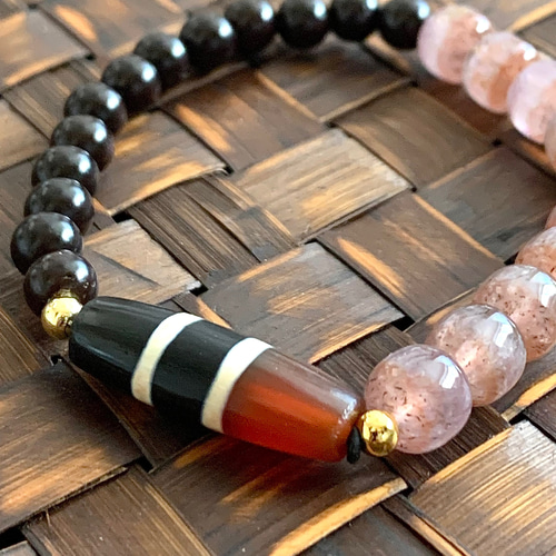 希少線天珠 超希少秘蔵天珠‼️西蔵老礦手工伝承弓