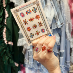 きらきら宝石タトゥーシール 2枚目の画像