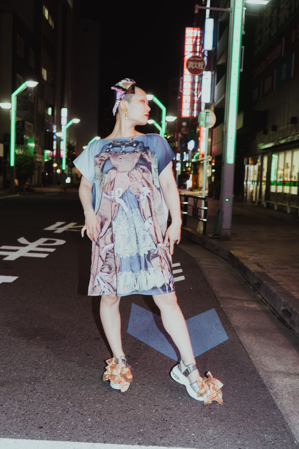 スキャンドレス｜Tシャツワンピース 6枚目の画像