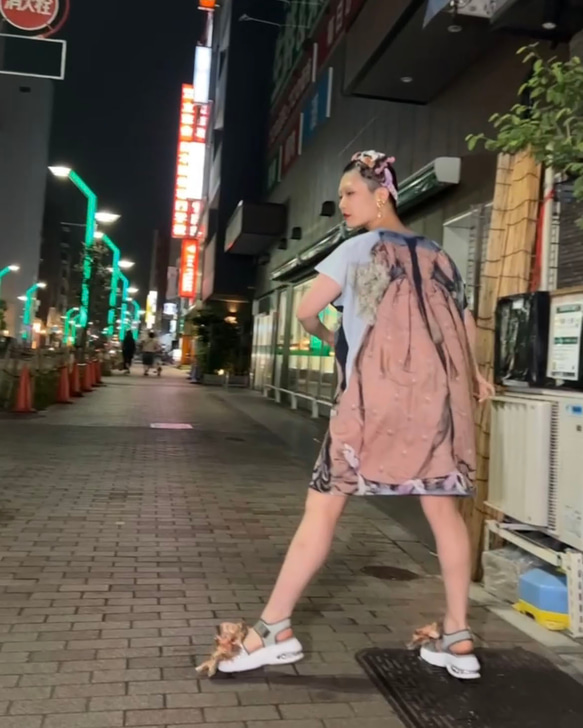 スキャンドレス｜Tシャツワンピース 8枚目の画像