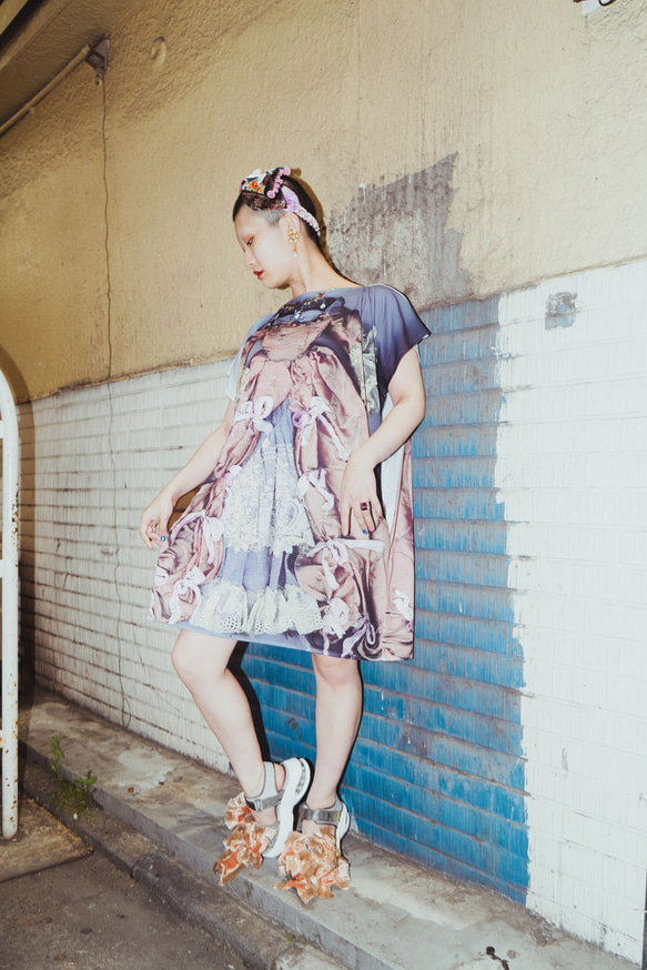 スキャンドレス｜Tシャツワンピース 5枚目の画像