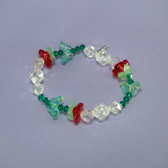 愛していますのブレスレット｜硝子の三本薔薇 3枚目の画像