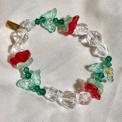 愛していますのブレスレット｜硝子の三本薔薇 1枚目の画像