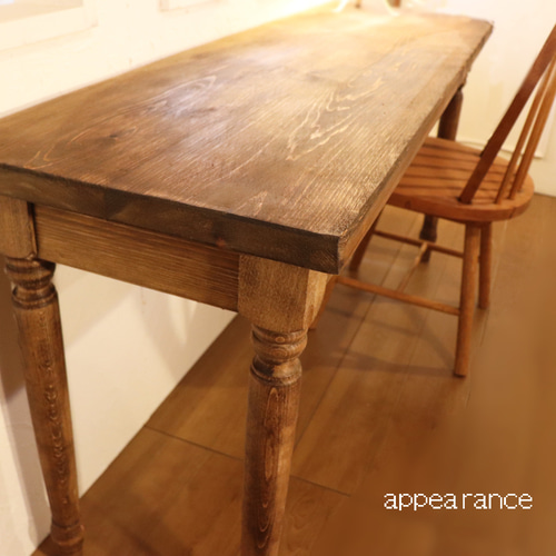 1200シャビー調 ろくろ足 アンティーク風 #ネイルテーブル #ネイル