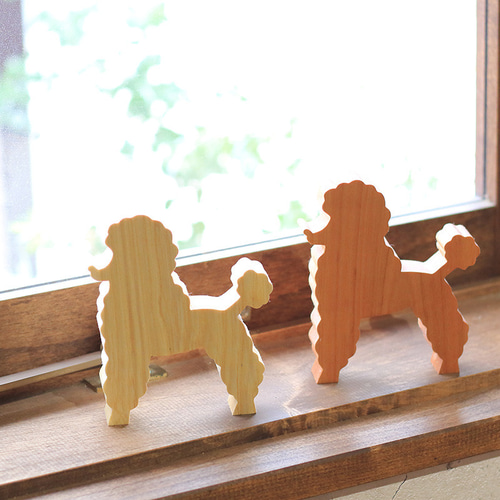 プードル オブジェ｜全3種類 犬 飾り 置物 ドッグ dog インテリア