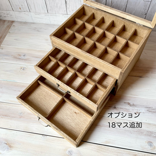 受注制作】☆標本箱風ケース☆アンティーク風ケース☆アクセサリー