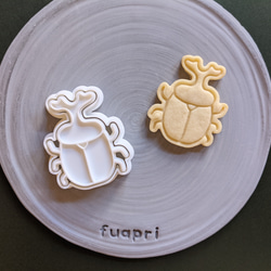 カブトムシ Beetle クッキーカッター/クッキー型 1枚目の画像