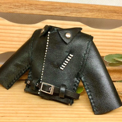 森き　ドール用革ジャン　miniature jacket. 2枚目の画像