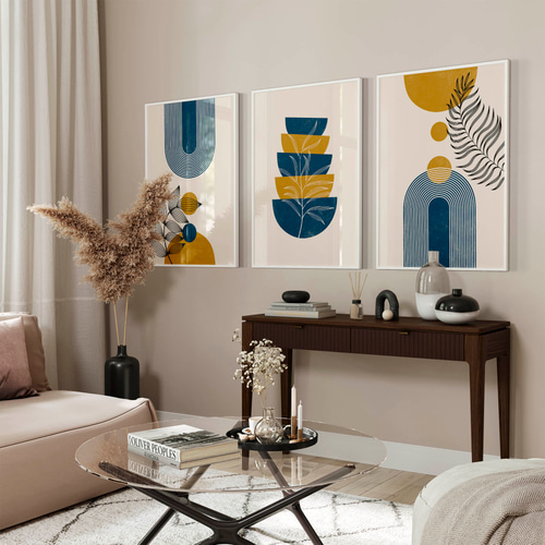 アートポスター 北欧風 幾何学模様 ボタニカル ミッドセンチュリー