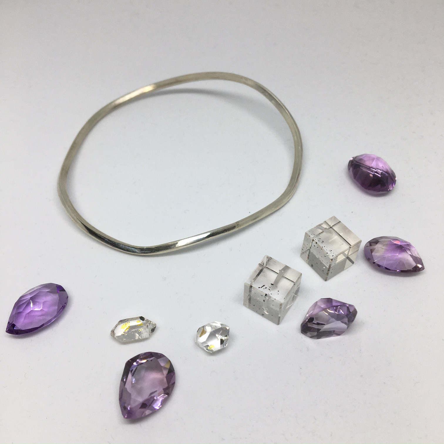 The Orbit_バングル シルバー