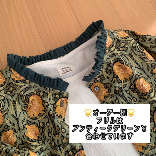 ❤︎ Vヨークフリルワンピース長袖 ❤︎モリスアイリス
