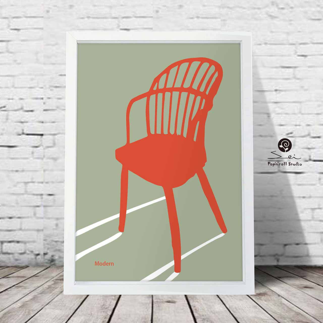 Modern　　イス　送料無料　ポスター　アートポスター  　アート/seiで検索　540