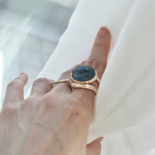K10[インディゴライトのブルートルマリン]ring 指輪・リング STUDIO