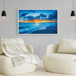 Ocean 海 サンセット / インテリアポスター 海外アート / 4264 3枚目の画像