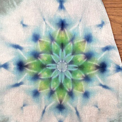 紮染長裙 Hippies Dye 最新作品 Fantastic large mandala in cool colors HD1 第19張的照片