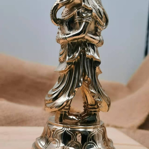 密教法器 歓喜天立像 仏教法具 真鍮製 精密金属彫り 12CM その他 密教法器 歓喜天立像 仏教法具 真鍮製 精密金属彫り 12CM その他