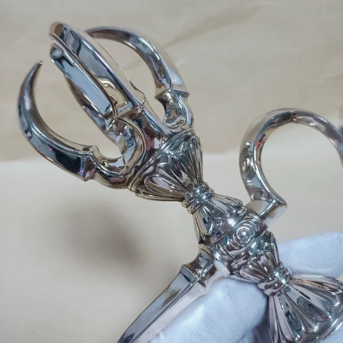仏教美術 法器 五鈷金剛鉤 杵 青銅製 密教パワー 法具 19cm 仏教美術 法器 五鈷金剛鉤 杵 青銅製 密教パワー 法具 19cm