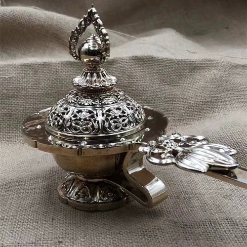 法器 摩尼宝珠手香炉 仏教美術 密教パワー 法具 真鍮製 31cm 法器 摩尼宝珠手香炉 仏教美術 密教パワー 法具 真鍮製 31cm