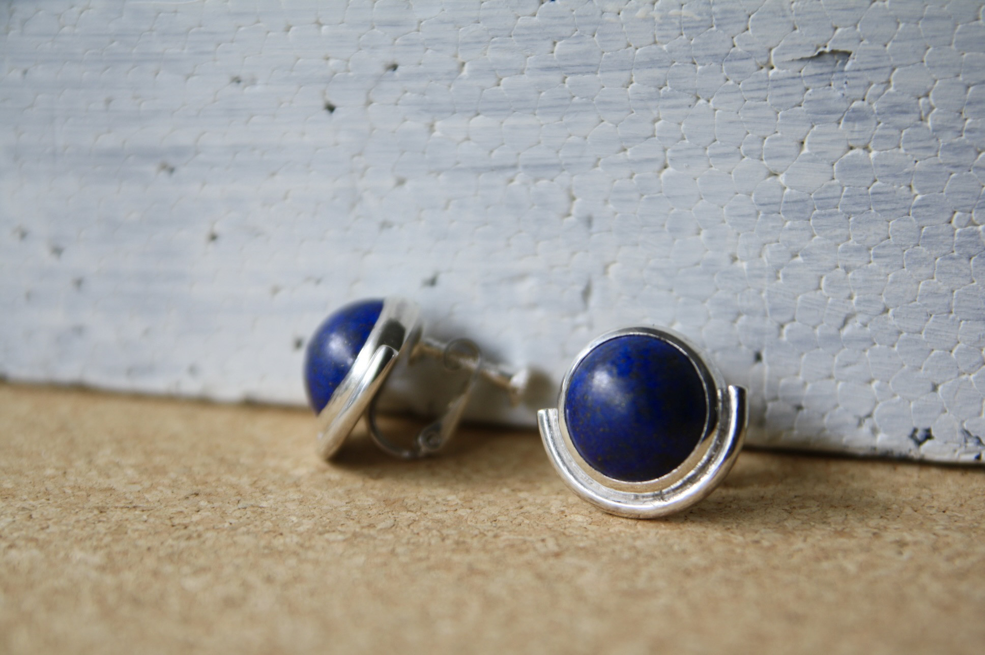 ラピスラズリ　イヤリング