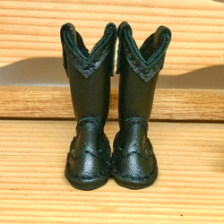 森き　ミニチュアウエスタンブーツ　miniature boots. 2枚目の画像