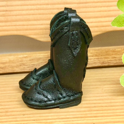 森き　ミニチュアウエスタンブーツ　miniature boots. 4枚目の画像