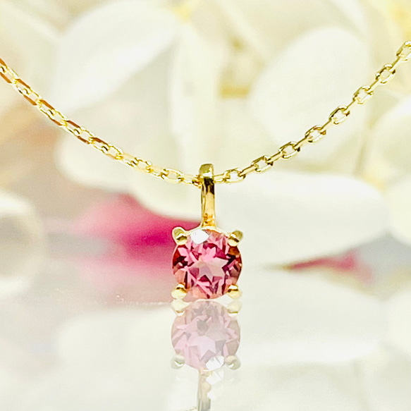 ネックレス　ピンクトルマリンK10PG K10PGピンクトルマリンネックレス – I&JEWELRY