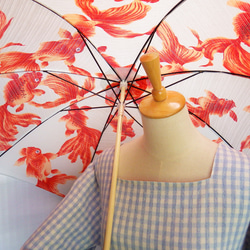 再販です！浴衣から生まれた日傘　おそるべき 君らの乳房夏来たる【岡重】【限定品】 5枚目の画像