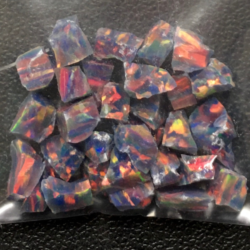 沖縄三線 人工オパールオーロラ模様バチ 三線バチ人工オパール製