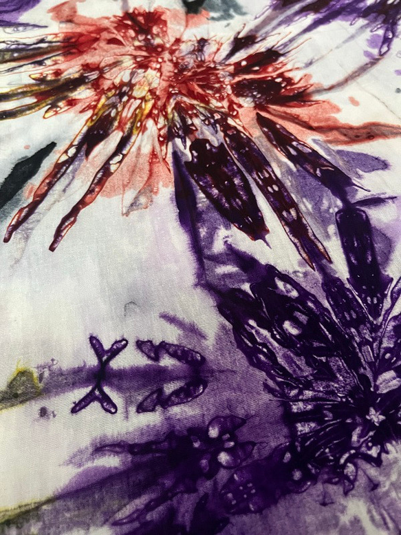 セール期間2/14-26 ガーナ・アフリカン絞り染め「花火 Fireworks」 4枚目の画像