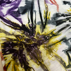 セール期間2/14-26 ガーナ・アフリカン絞り染め「花火 Fireworks」 3枚目の画像