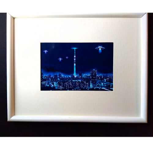 選べるポストカード3枚セット NO.20 スカイツリー・UFO ポスト