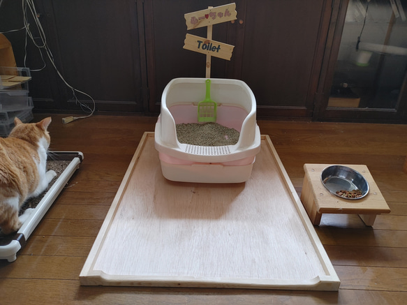 手作り 猫ちゃん用 収納型 トイレorハウス ハンドメイド トイレ