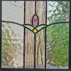 ステンドグラス パネル NO34 サンキャッチャー glassart.k 通販