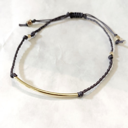 gold bar anklet 1枚目の画像