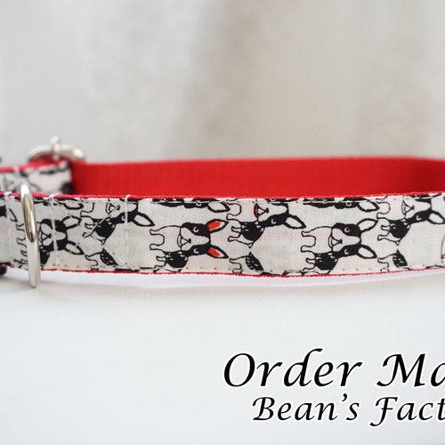 フレブルパーティー＊犬用首輪（15／20mm幅） オーダーメイド