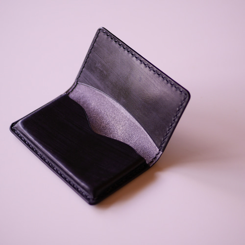 英国製ブライドルレザー使用!!】キプリス ☆ 名刺入れ ブラック タンナー革