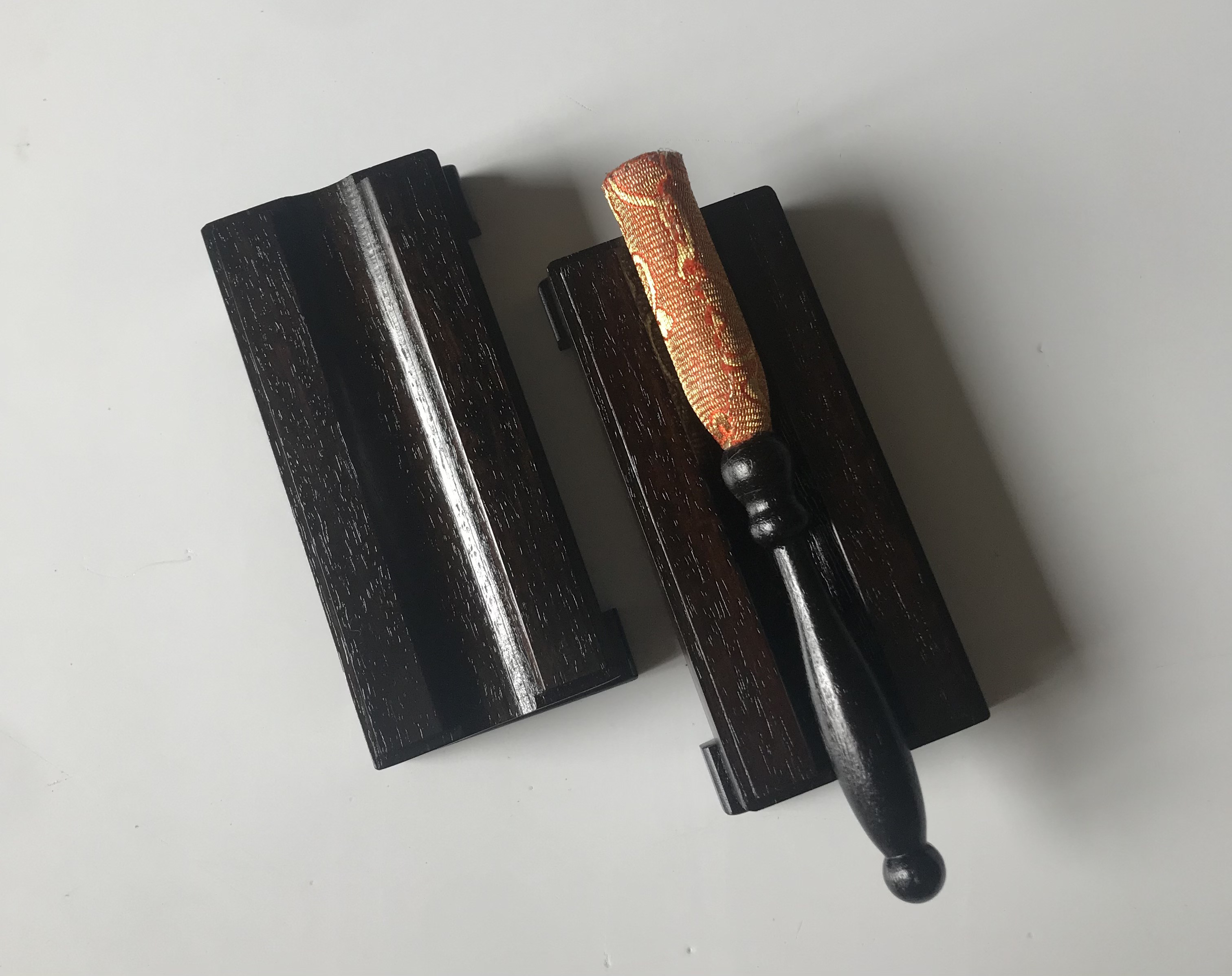 【花梨】漆仏具りん棒台