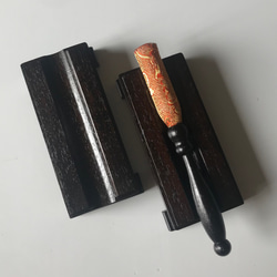 時代玉杢小箱　摘みは真珠　指物師の傑作品 時代玉杢小箱 摘みは真珠 指物師の傑作品