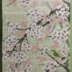 桜タペストリー サイズ150×45 受注生産になります。 1枚目の画像
