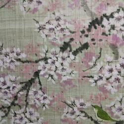 桜タペストリー サイズ150×45 受注生産になります。 2枚目の画像