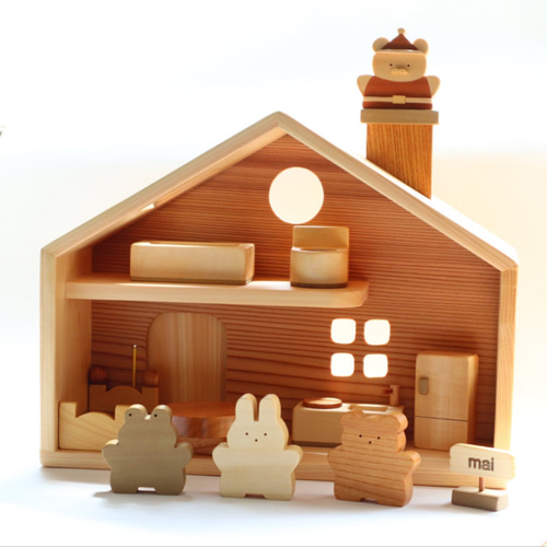 ミニチュア ドールハウス ライト 「サンタのおもちゃ工房」