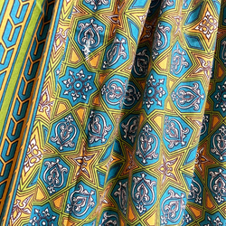 【大人気！】インド綿ギャザースカート ディープイエロー 5枚目の画像