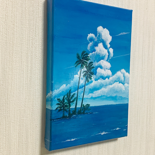 アクリル画　原画　インテリア　雲　F4 絵画 アクリル画 原画 インテリア 雲 F4 絵画 絵画