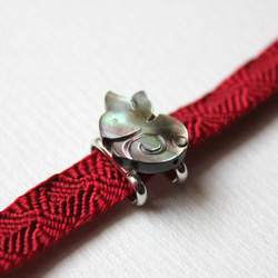 ●帯留/帯留め 兎 3枚目の画像