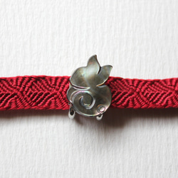 ●帯留/帯留め 兎 6枚目の画像