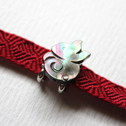 ●帯留/帯留め 兎 4枚目の画像