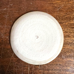 豆皿(まる)　凹凸紋・白 3枚目の画像