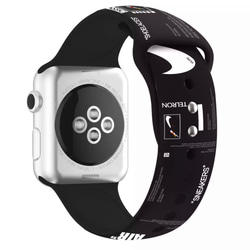 スポーツ交換用シリコン時計バンドは、Apple Watch 42mm44mm45mmと互換性があります 2枚目の画像